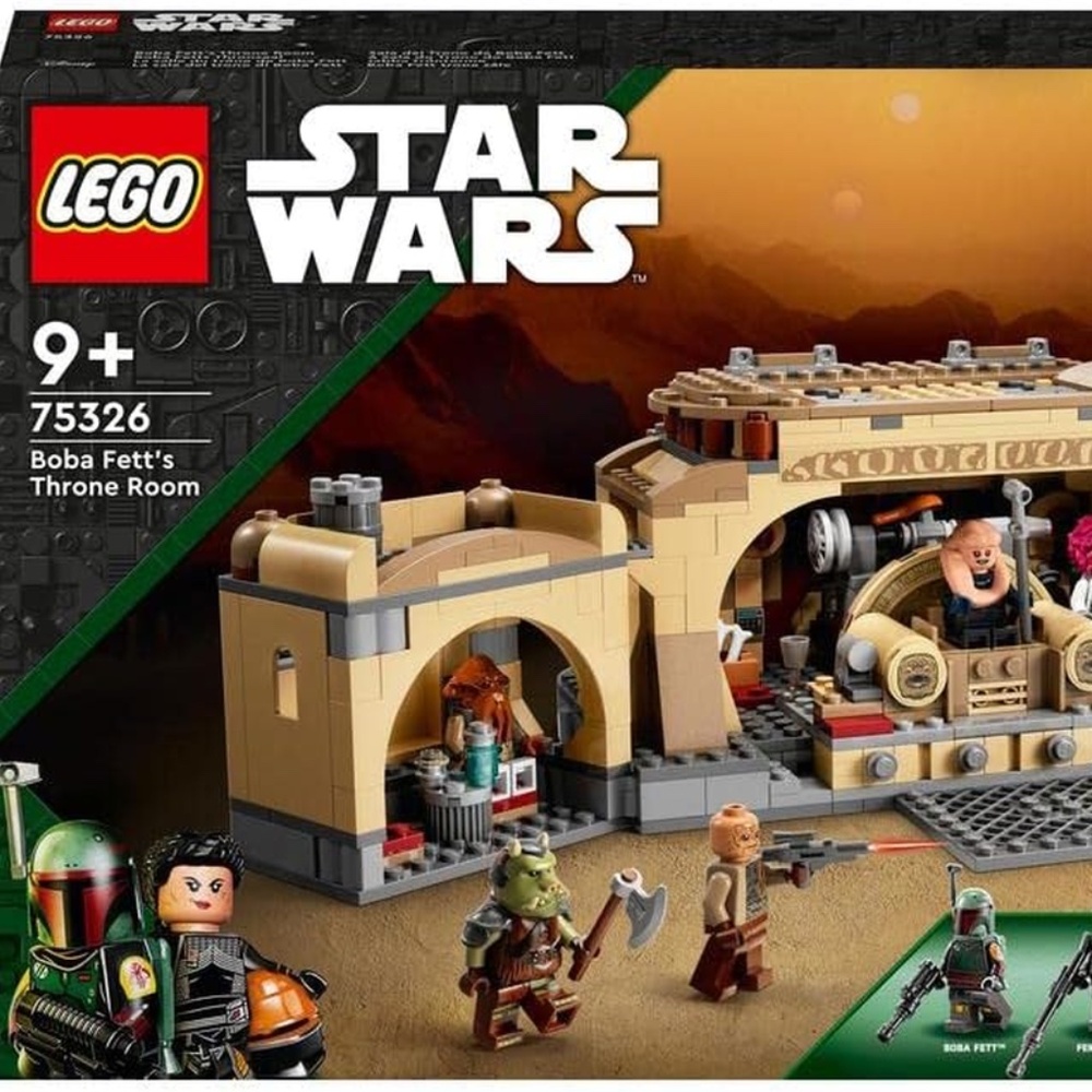 LEGO STAR WARS "LEGO Star Wars Boba Fett’S Throne Room" 75326 UNOPENED